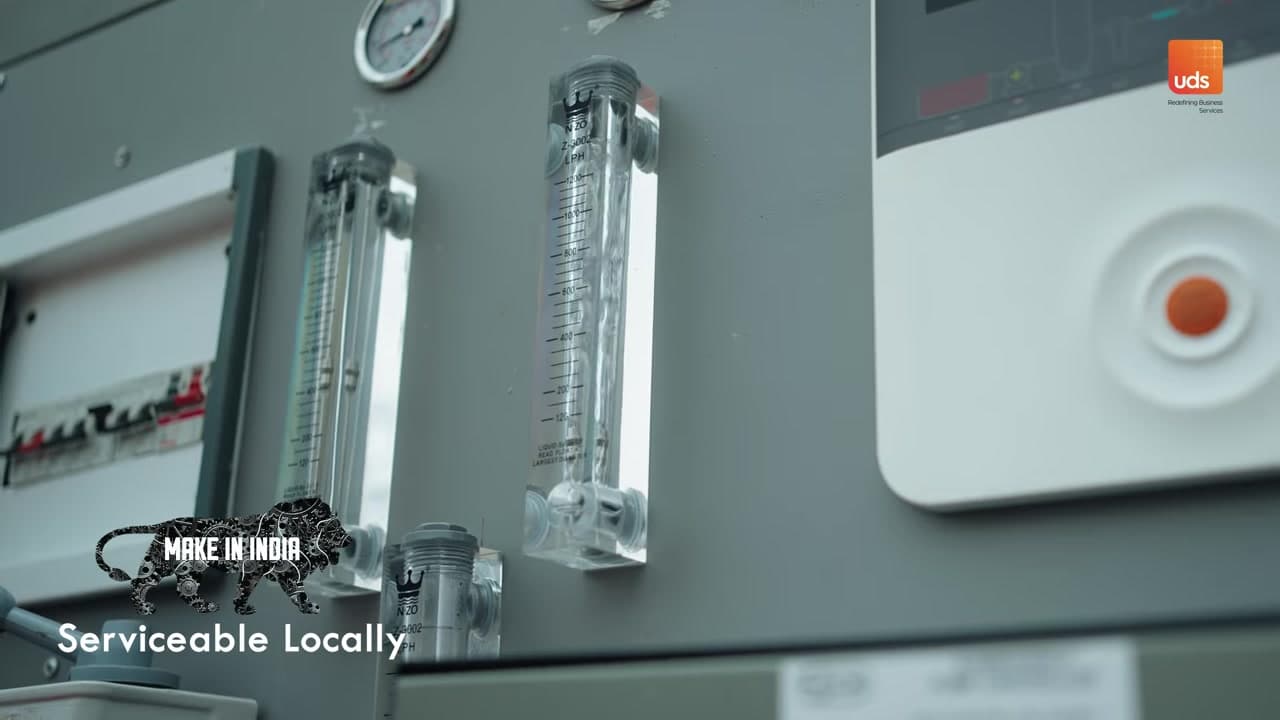 Make in India badge on equipment